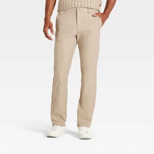 Men's Comfort Wear Tech Pant - Goodfellow & Co Tan 33x30